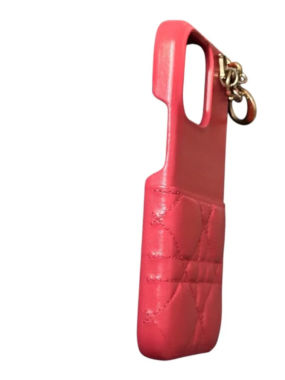 Dior Lady Dior iPhone 11 Pro Pink Quilted Leather Case